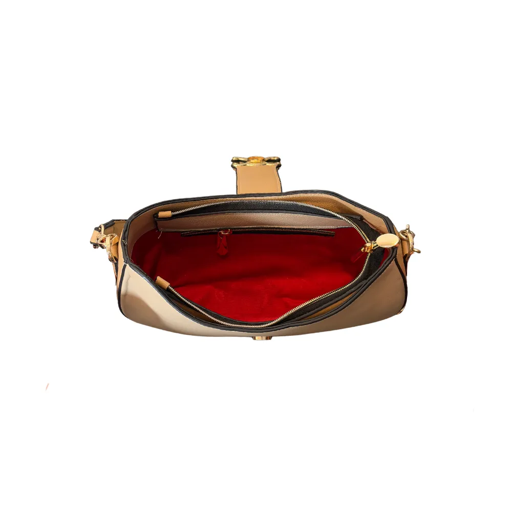 کیف دوشی زنانه چرم مدل سلین - Image 11